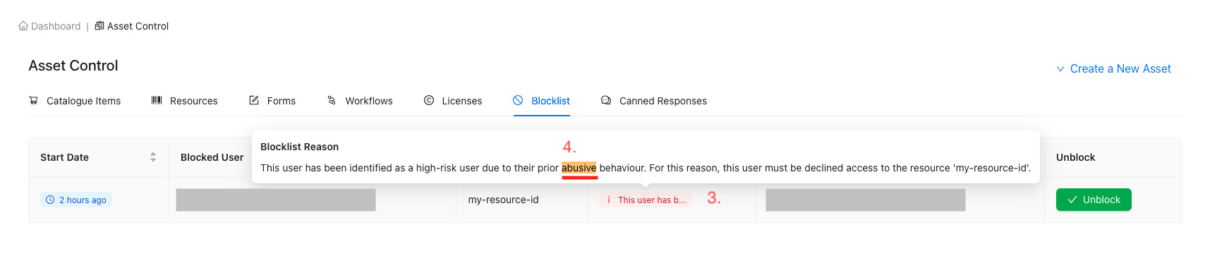 Column Search Filter