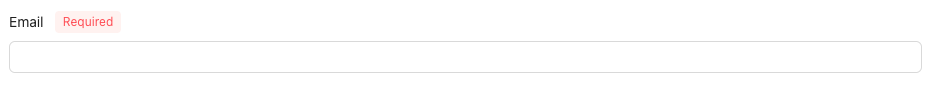 Email Input Empty