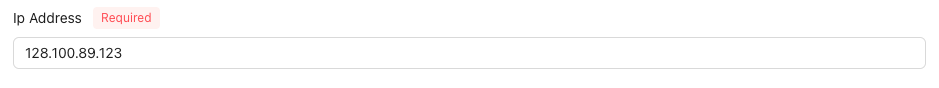 IP Address Example Populated