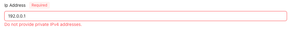 IP Address Example is a Private IP Address