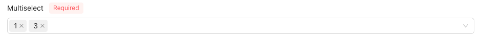 Multiselect Input Chosen