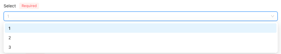 Select Input Open