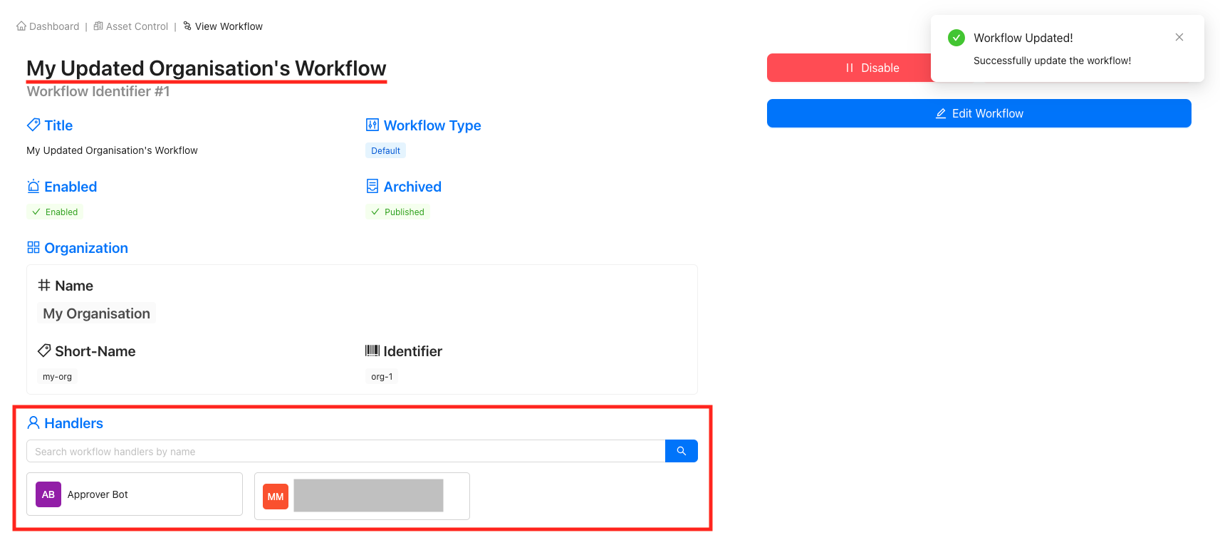 Newly Updated Workflow