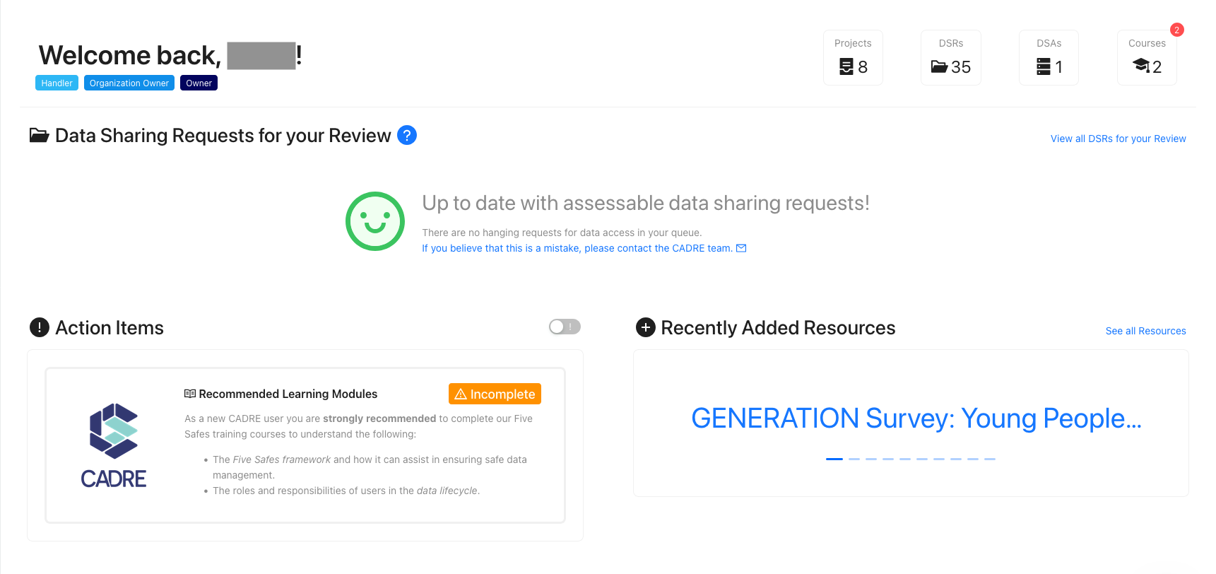 Empty Approver Dashboard