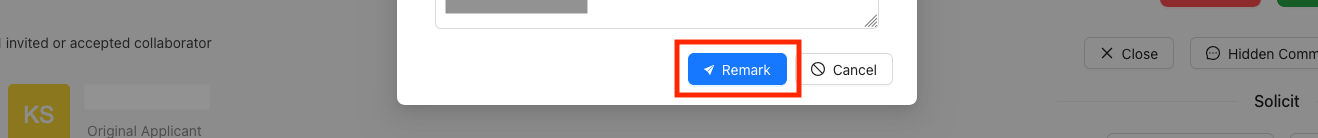 Submit a Internal Comment